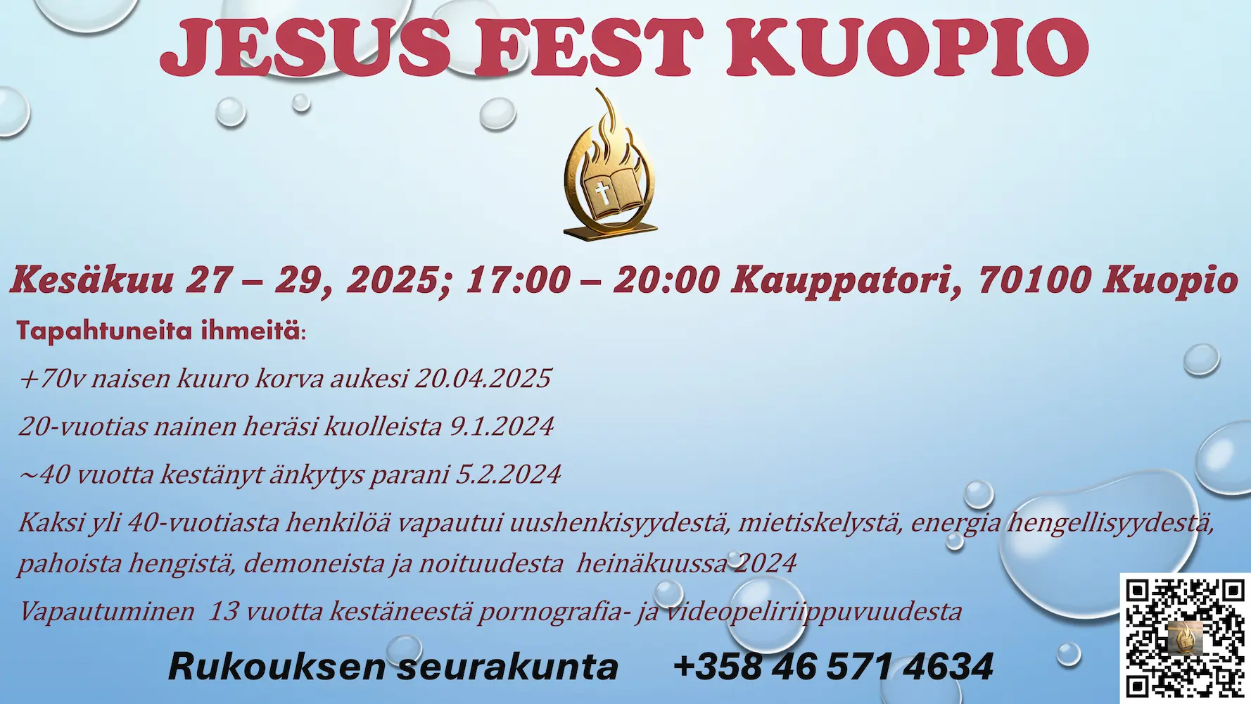 Jesus Fest Kuopio esite